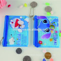 Fancy children pvc wallet with coin slot